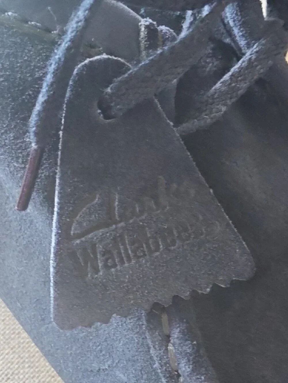 Clarks Navy Suede Wallabee Chukka Boots - Men